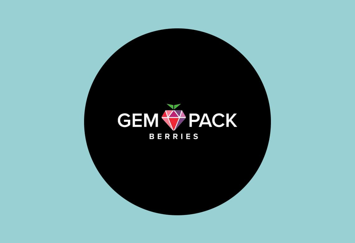 Gem Pack Berries website redesign by dystrick design
