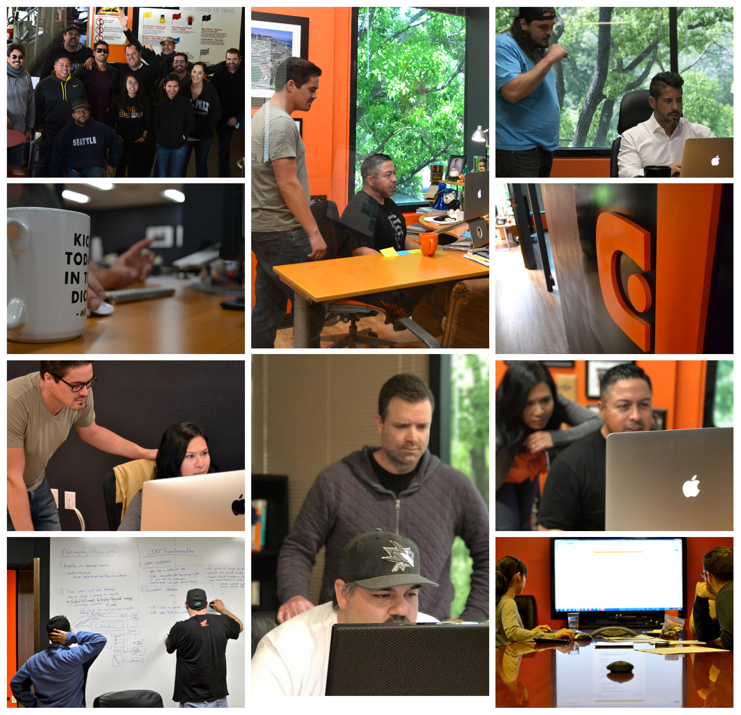 dystrick office collage